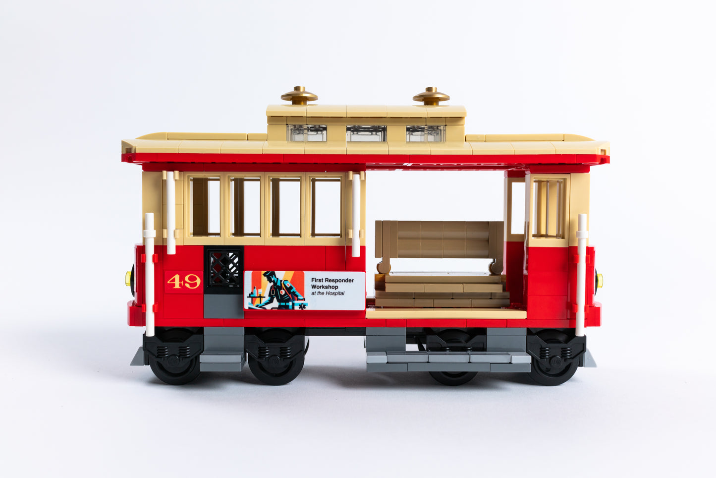 Printed Stickers Only for San Francisco Cable Car