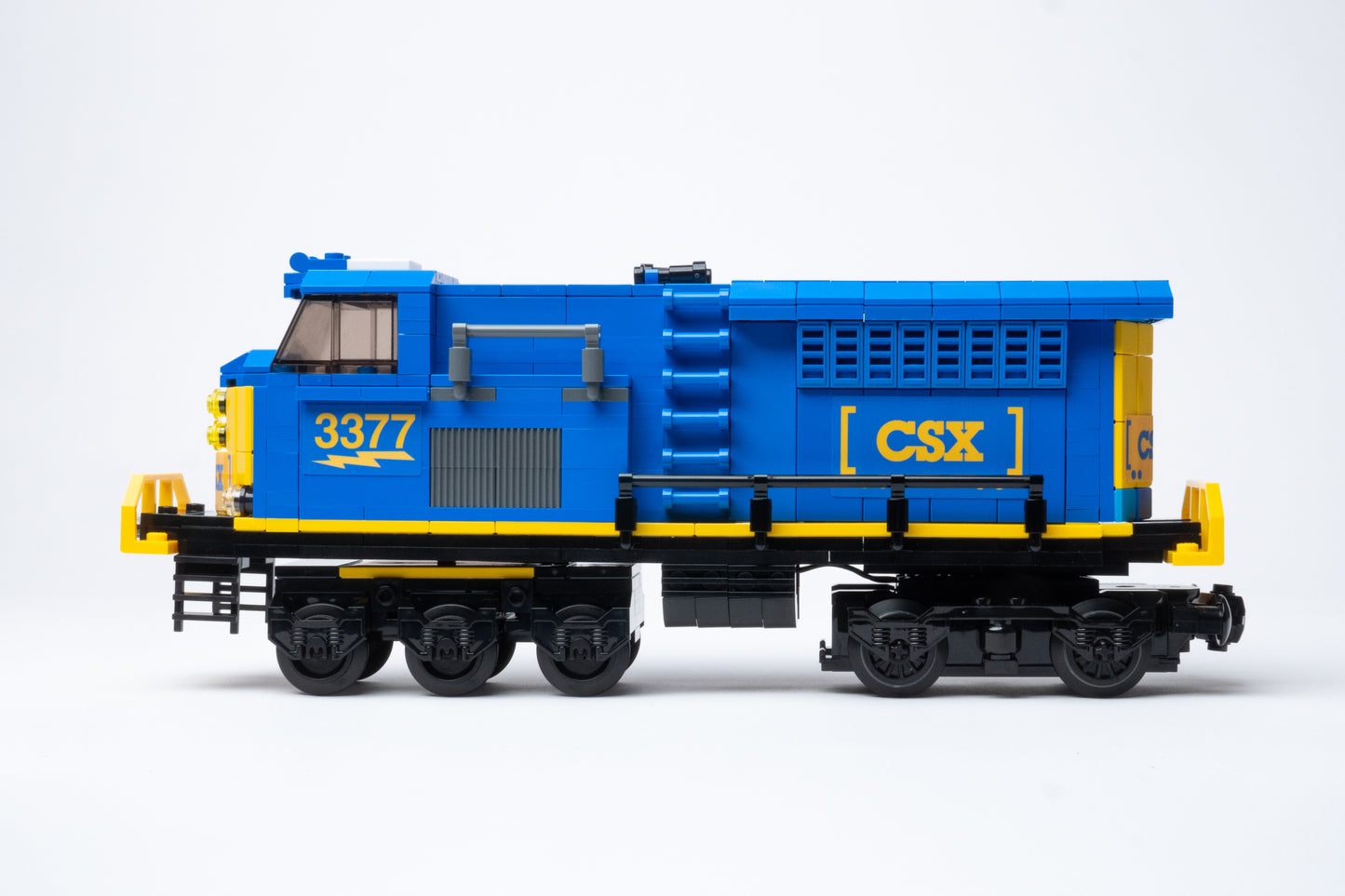 CSX Freight Locomotive, Instructions + Stickers ONLY