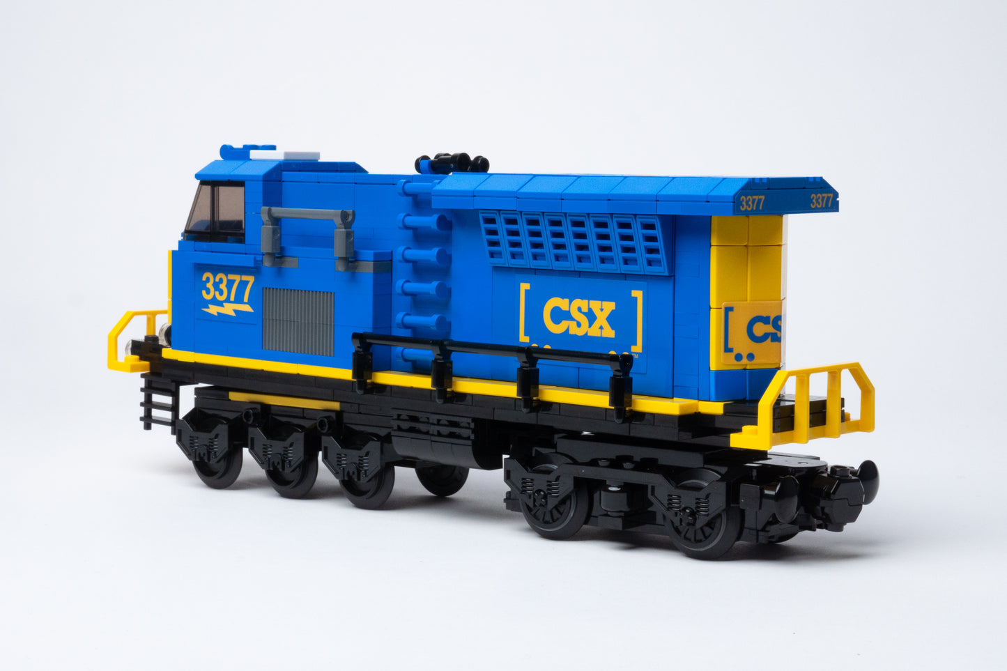 CSX Freight Locomotive, Instructions + Stickers ONLY