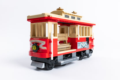 San Francisco Cable Car, Minifig-Scale (Instructions + Stickers ONLY)