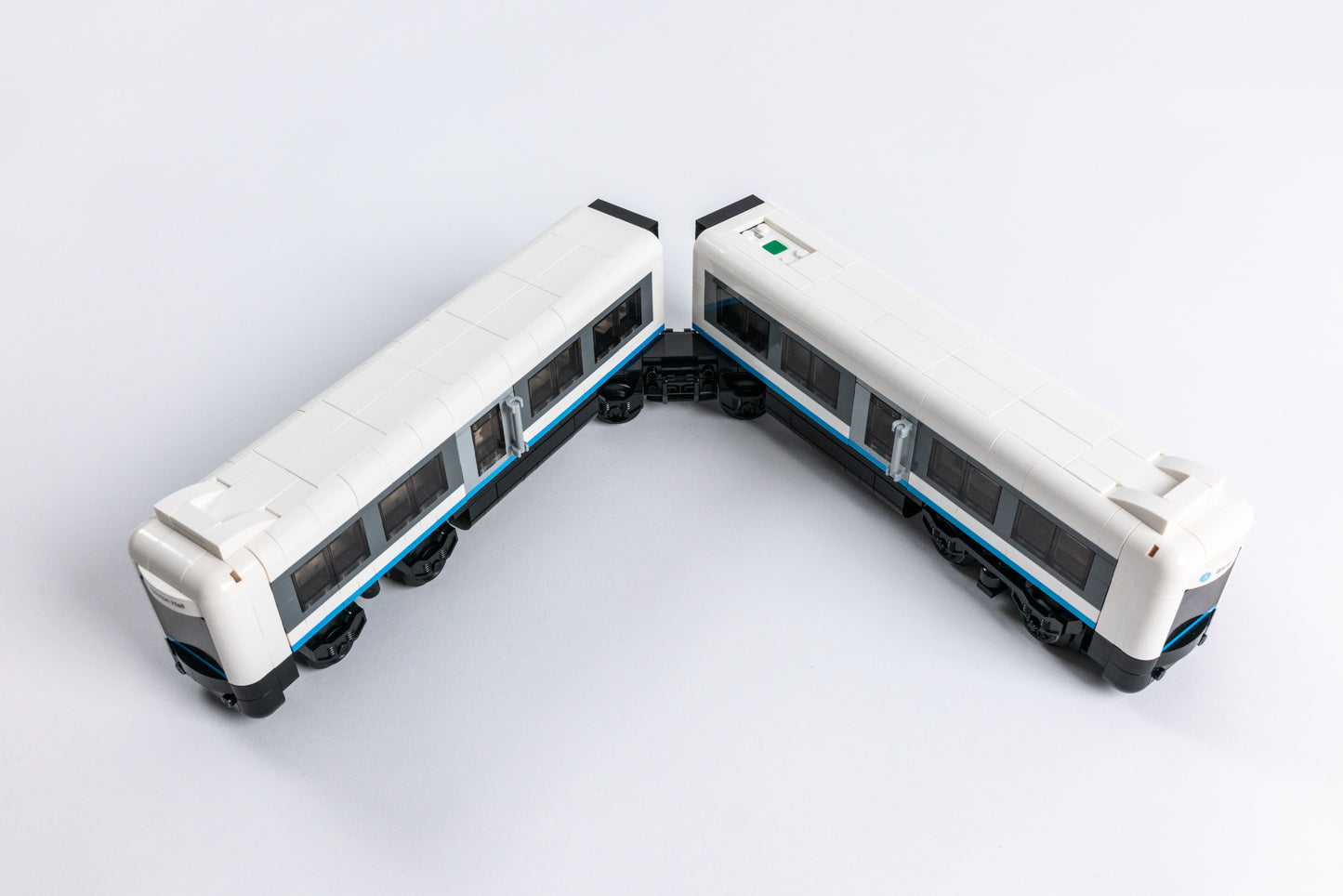 City Metro Train, Minifig-Scale (Instructions + Stickers ONLY)